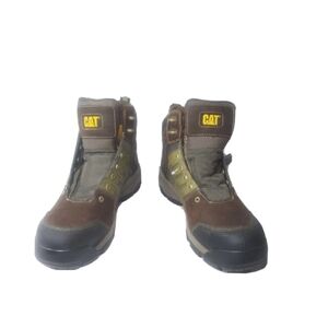 Caterpillar CAT P90923 - Induction Nano Toe Men's Industrial Boot Size 14 Brown